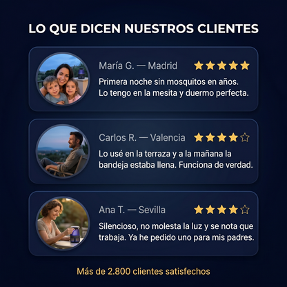 ZumZap™ Lámpara antimosquitos.