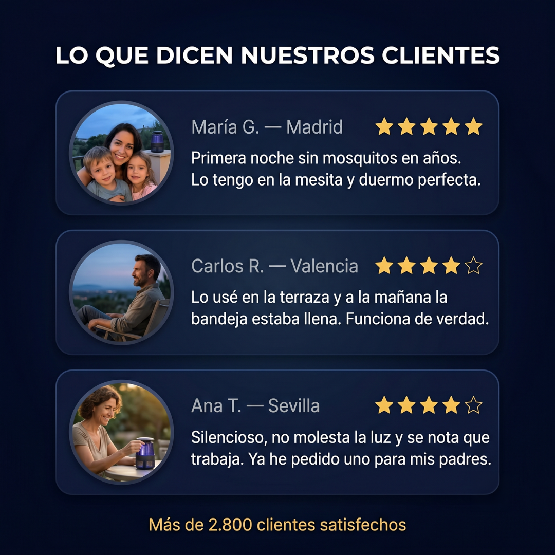 ZumZap™ Lámpara antimosquitos.